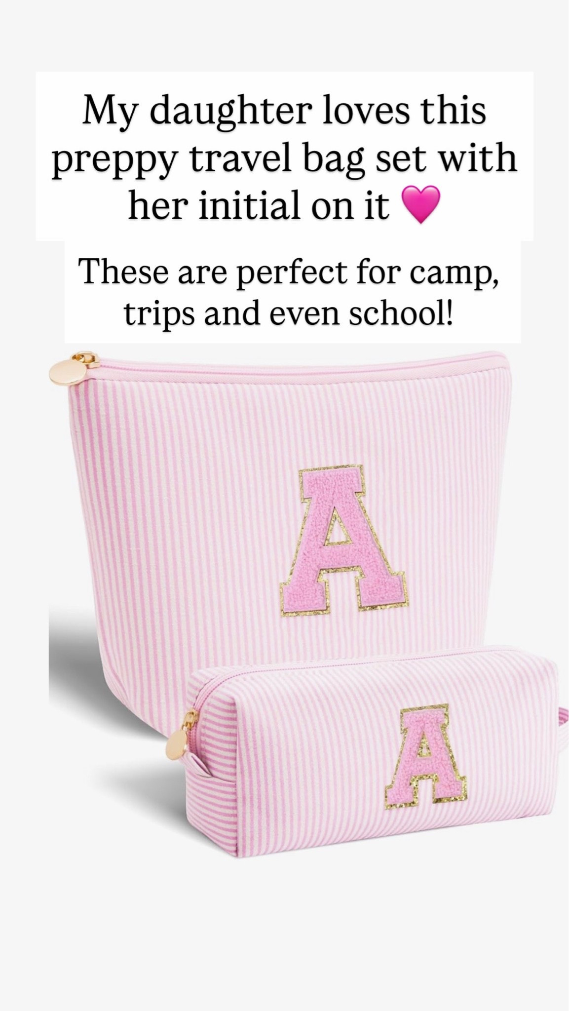 I love this preppy travel bag set

#LTKBeauty