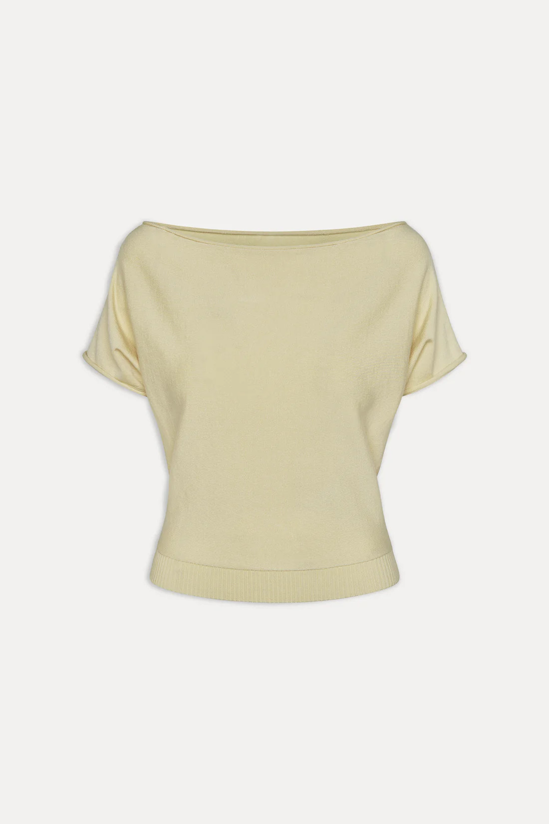 Montecito Boat Neck Knit Shirt - Buttercup | Frankies Bikinis