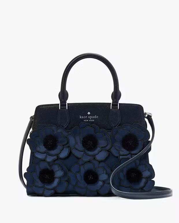 Madison Embroidered Floral Small Satchel | Kate Spade Outlet