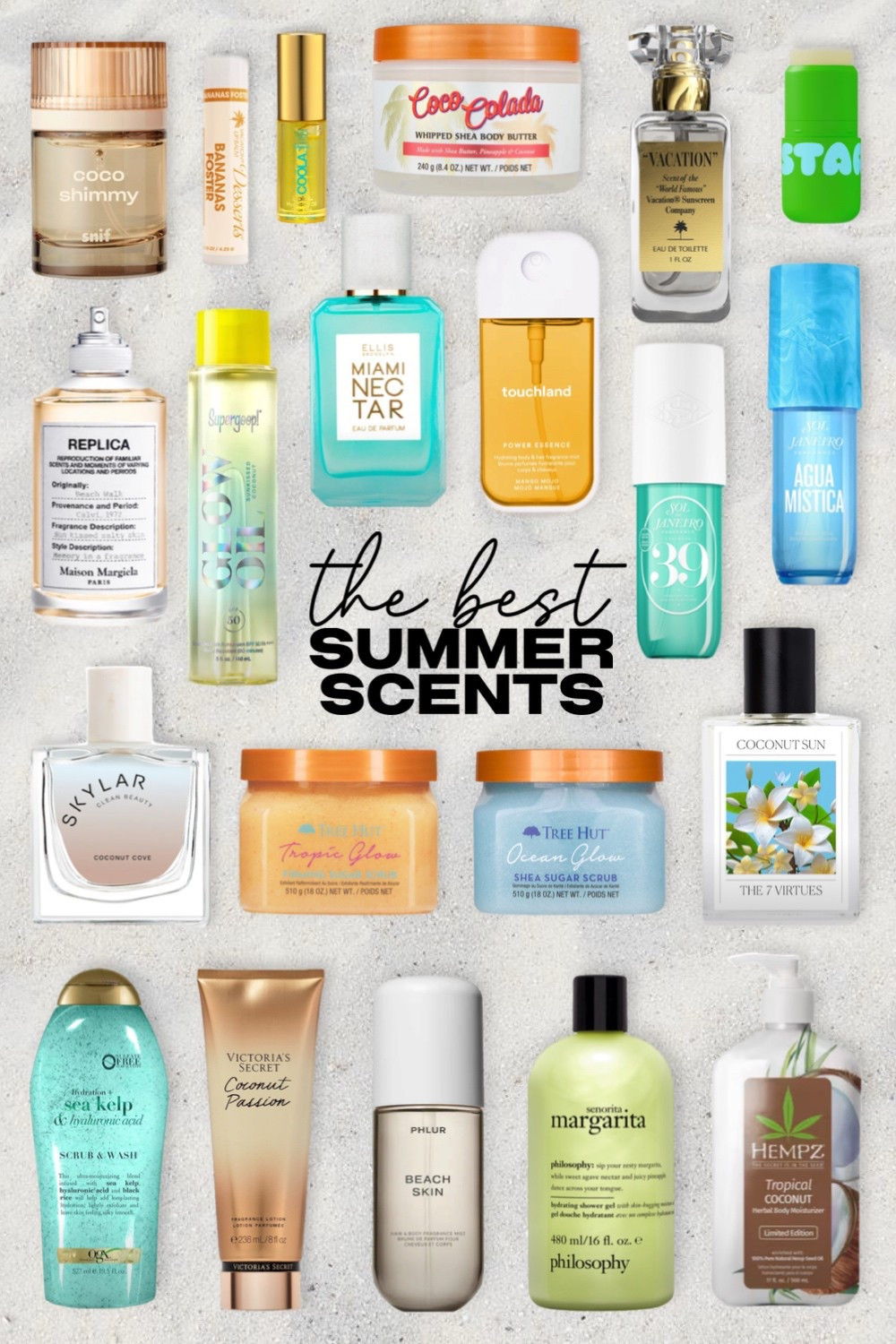 It smells like summer time 🥰☀️🪼🐬🌴🌊🥥🍊 I put together a collage of my favorite summer body scrubs, washes, lotions, sprays, and perfumes that give all the summer beachy poolside vibes. 

Summer, beach, pool, moisturizer, lotion, coconut, aesthetic, holy grail, body wash



#LTKBeauty #LTKSummerEdit #LTKSeasonal