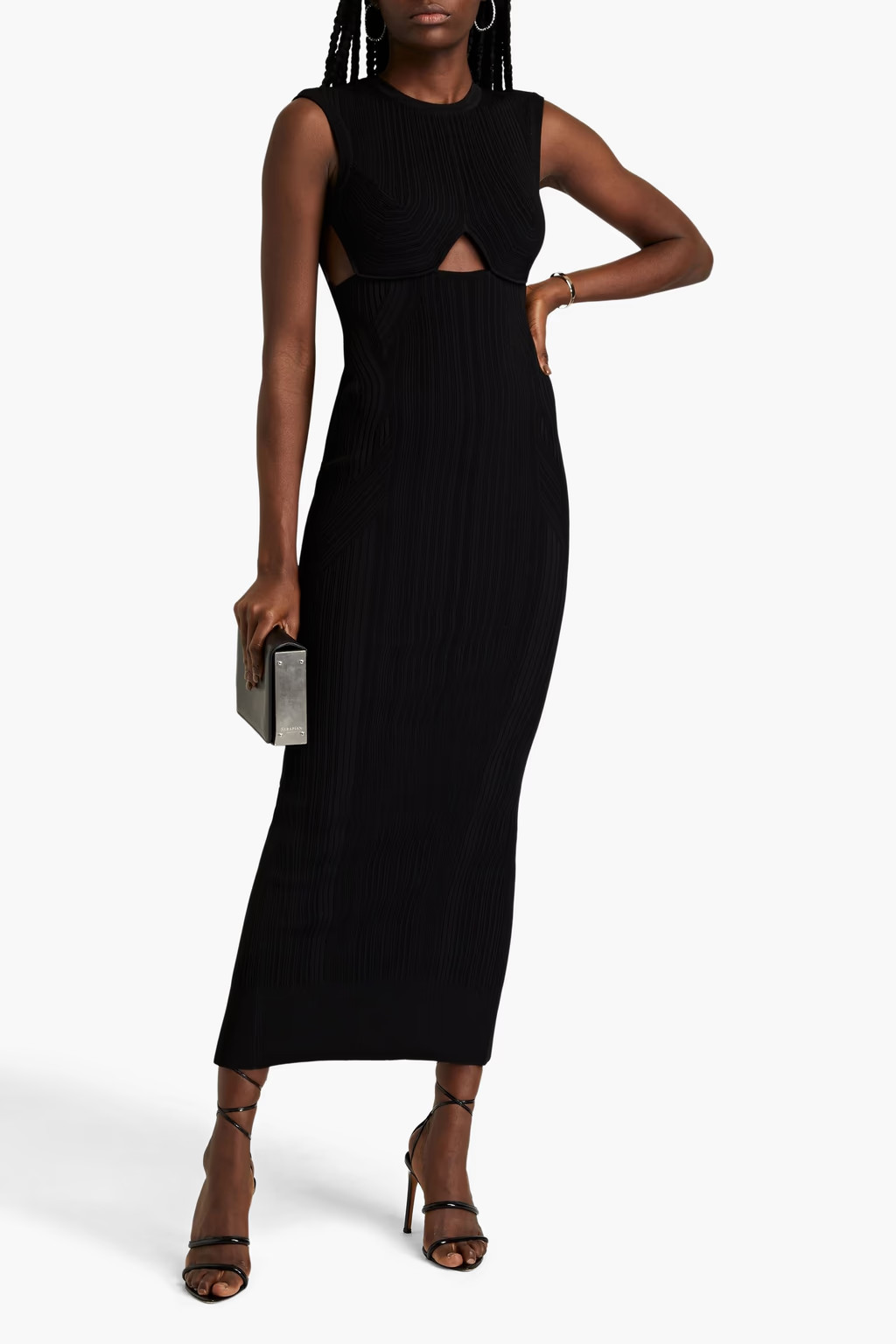 Cutout ribbed-knit gown | The Outnet (US and CA)