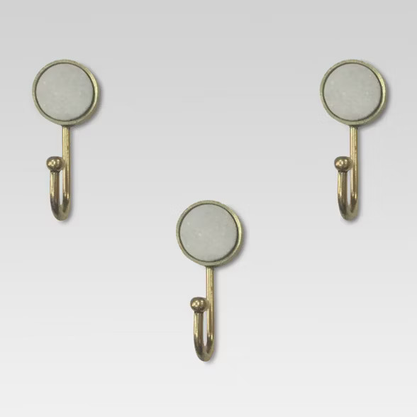 Marble & Gold Hooks set of 3 - Project 62™ | Target