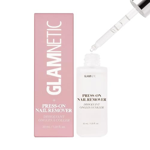 Amazon.com: Glamnetic Press On Nail Remover | Odorless, No Acetone, Gentle Press-On Nail Remover ... | Amazon (US)