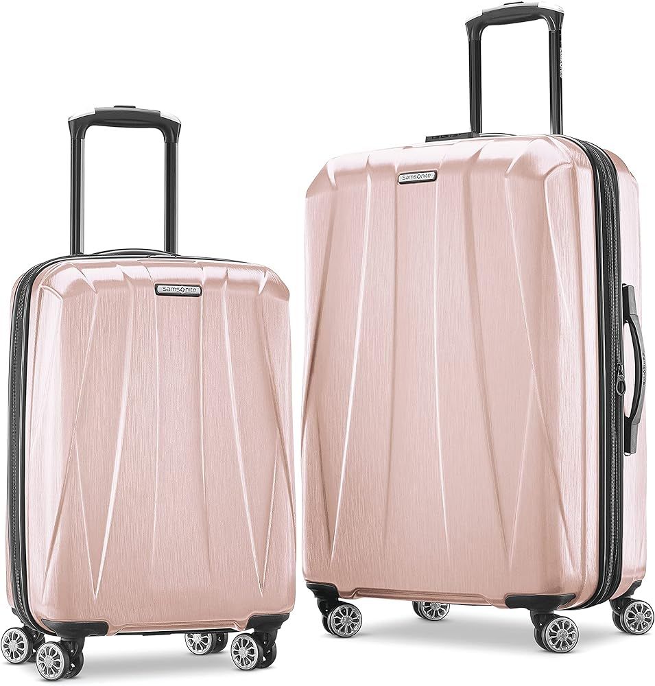 Samsonite Centric 2 Hardside Expandable Luggage with Spinner Wheels, Blossom Pink, 2-Piece Set (2... | Amazon (US)