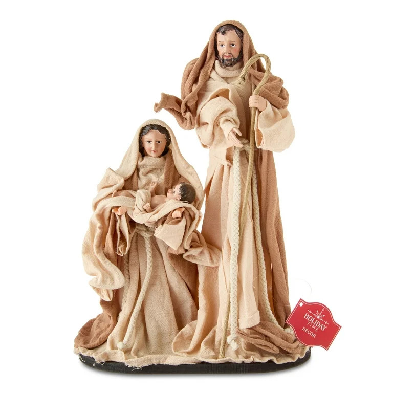 Nativity Scene Christmas Decorative Figurine, 13.75", by Holiday Time - Walmart.com | Walmart (US)