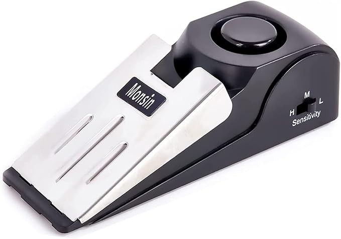 Door Stop Alarm, Door Stopper with 120DB Security Alarm, Floor Wedge Doorstop for Travel Apartmen... | Amazon (US)