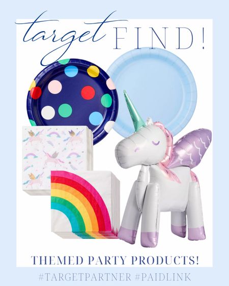 Target finds | birthday party | children | unicorn | sparkles | napkins cups plates | paper products | hosting | theme 

#LTKkids #LTKparties #LTKxTarget