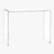 peekaboo 38" acrylic console table | CB2