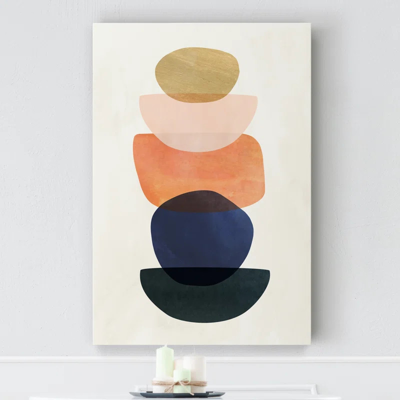 Licorice Mod Pods II - Wrapped Canvas Graphic Art | Wayfair North America