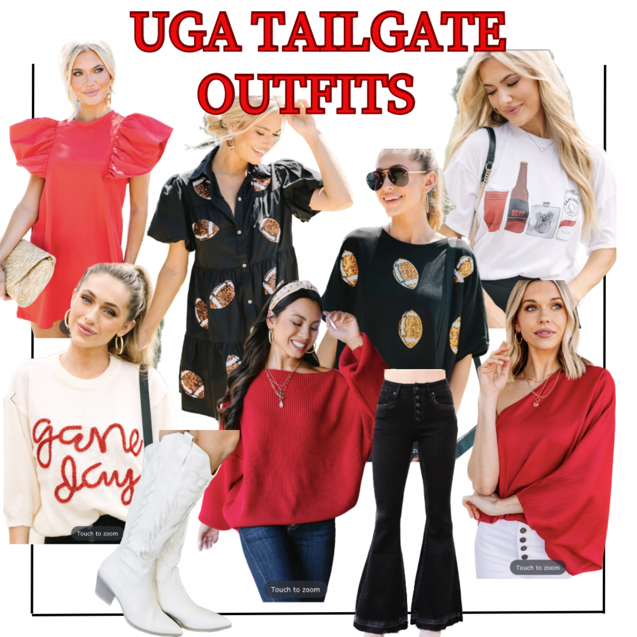Hello tailgate season! ♥️ How adorable are these for all your get togethers?! I love how these are so versatile wether your at the stadium or having a home party 🎉 🏈 

#tailgaateoutfits #ugaoutfits #fallfashion 

#LTKparties #LTKSeasonal #LTKBacktoSchool