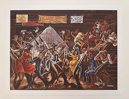 Ernie Barnes The Sugar Shack print 24.375 x 32.50 in. | Amazon (US)