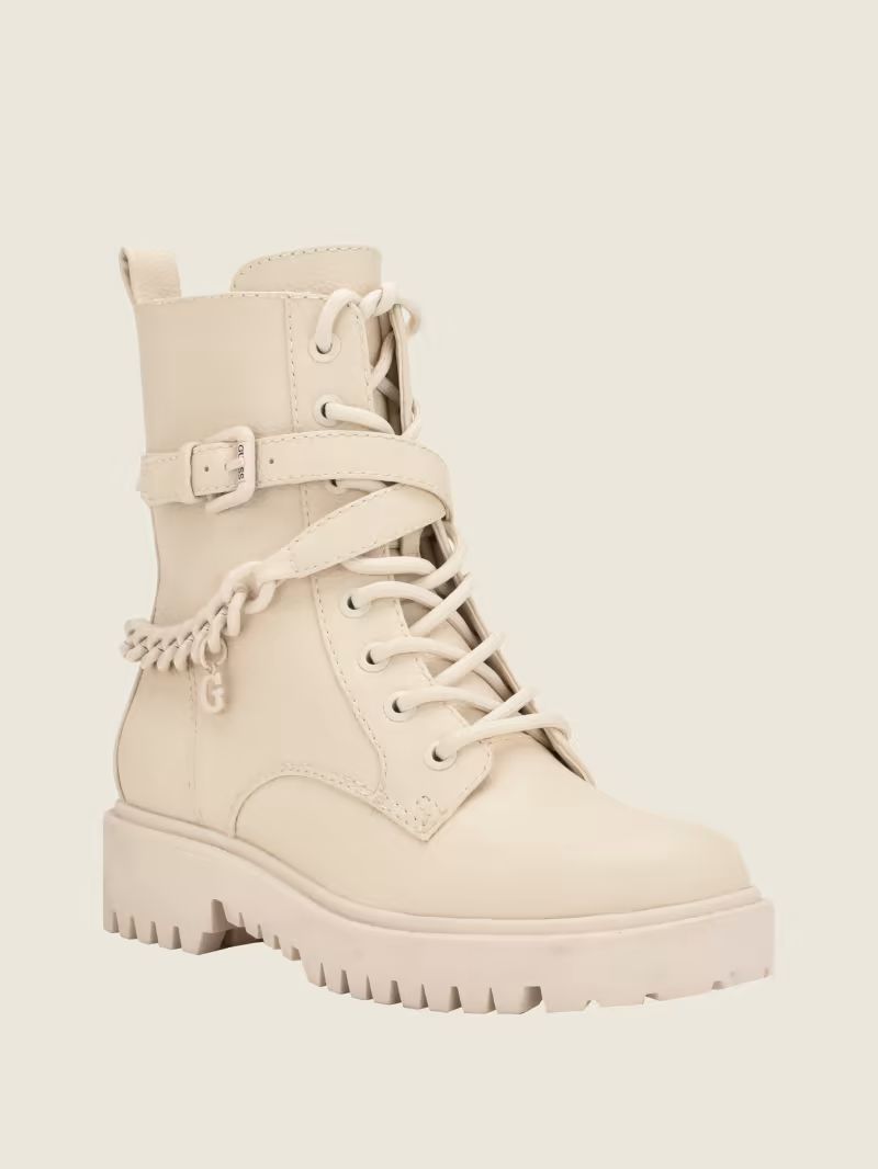 Olisie Buckle Utility Boots | Guess (US)