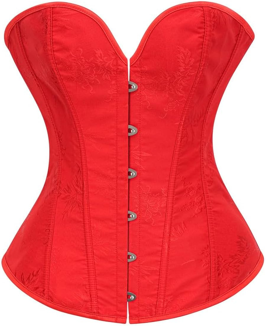 Dreay Black Women's Breathable Corset Top - Sexy See Through Mesh - Satin Overbust Lace Up - Wais... | Amazon (US)