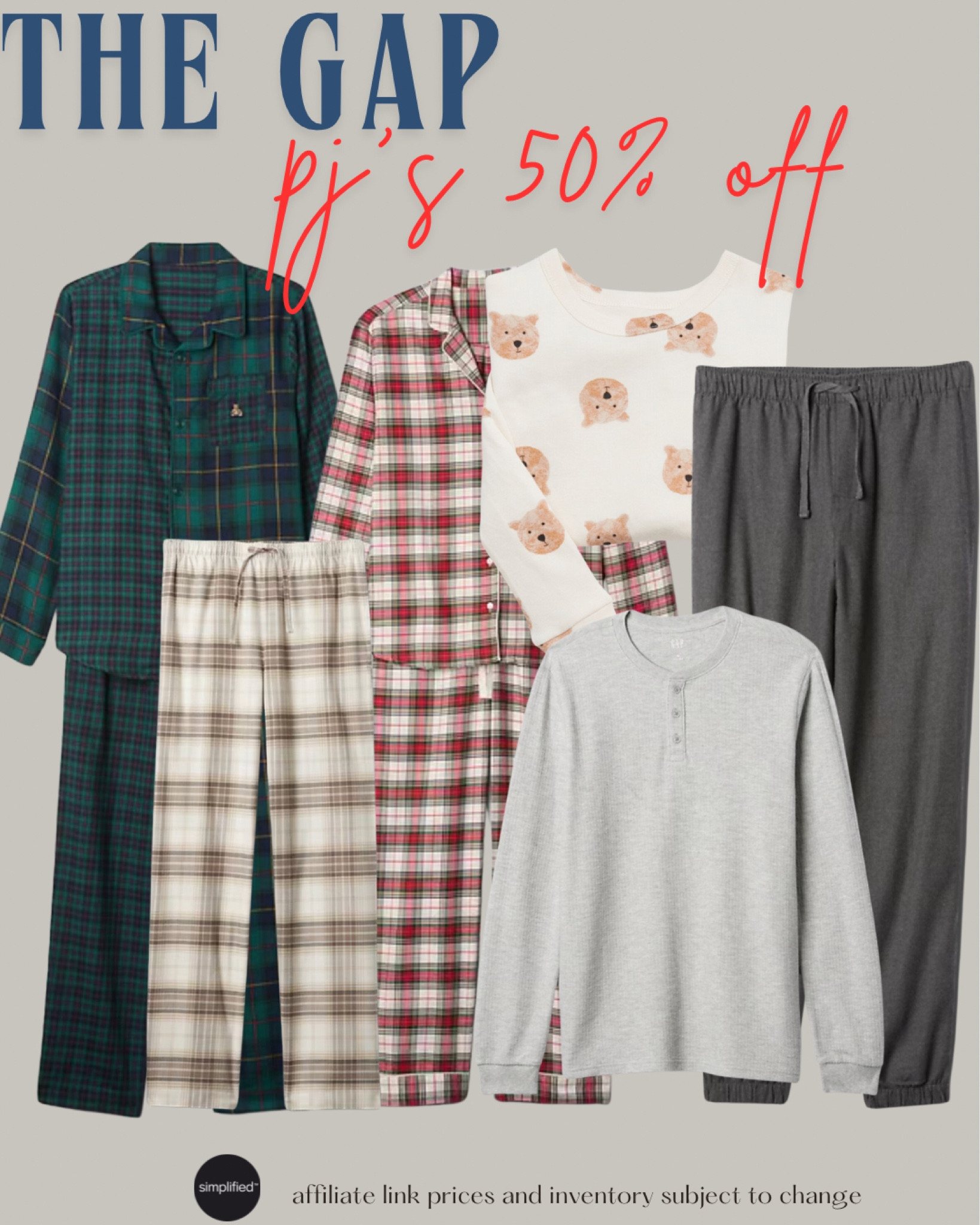 PJ’s are 50% off right now at the Gap. Now is a great time to grab them for the whole family! 
#ad #Gapcanada #howyouweargap 

#LTKHoliday #LTKGiftGuide