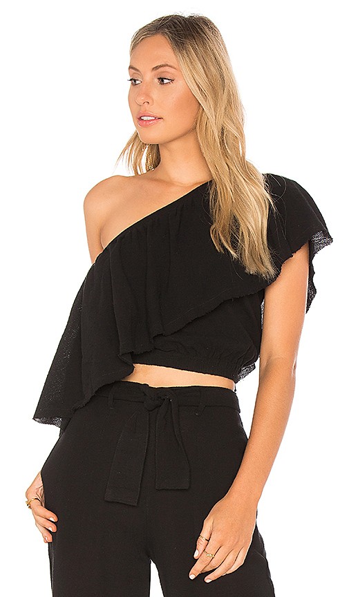 FAITHFULL THE BRAND San Andreas Top in Black. - size L (also in M,S,XS) | Revolve Clothing