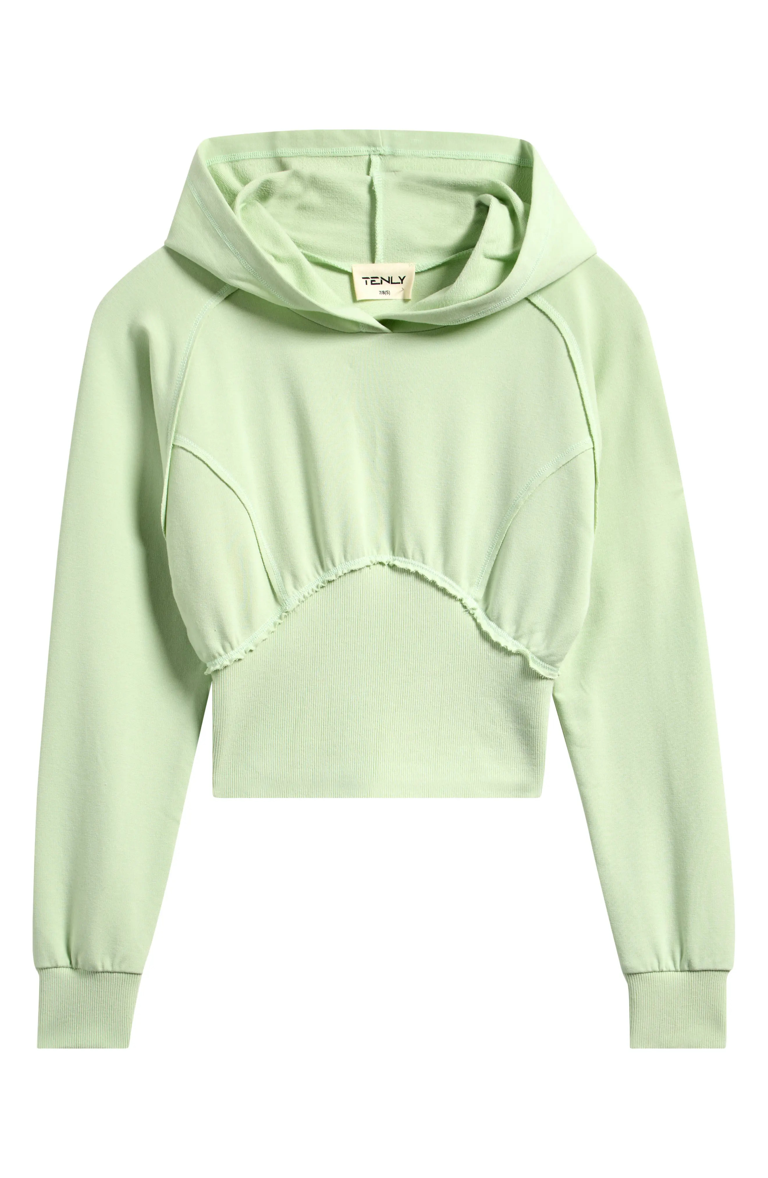 TENLY Kids' Dolman Sleeve French Terry Hoodie (Women) | Nordstrom | Nordstrom