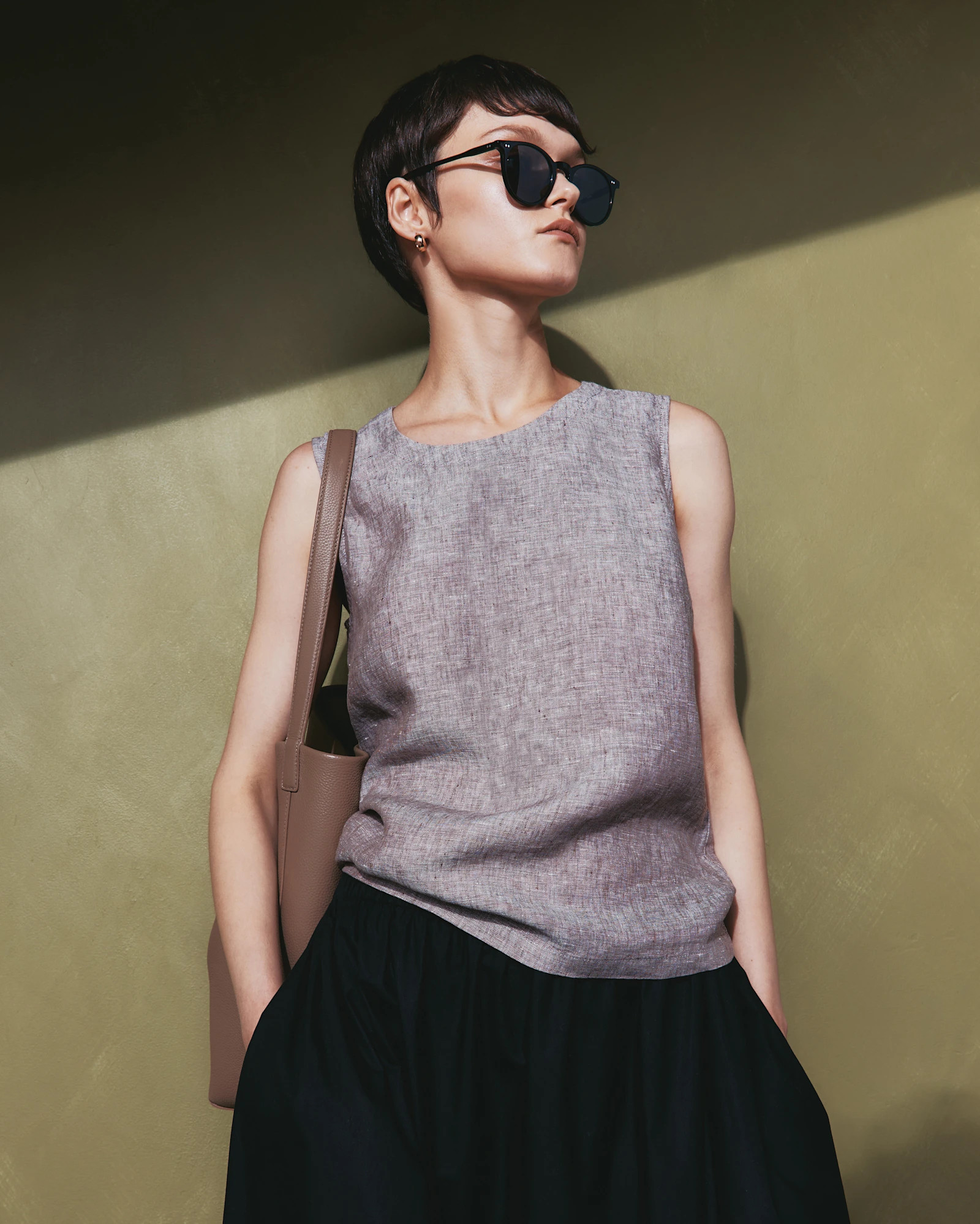 100% European Linen Tank | Quince