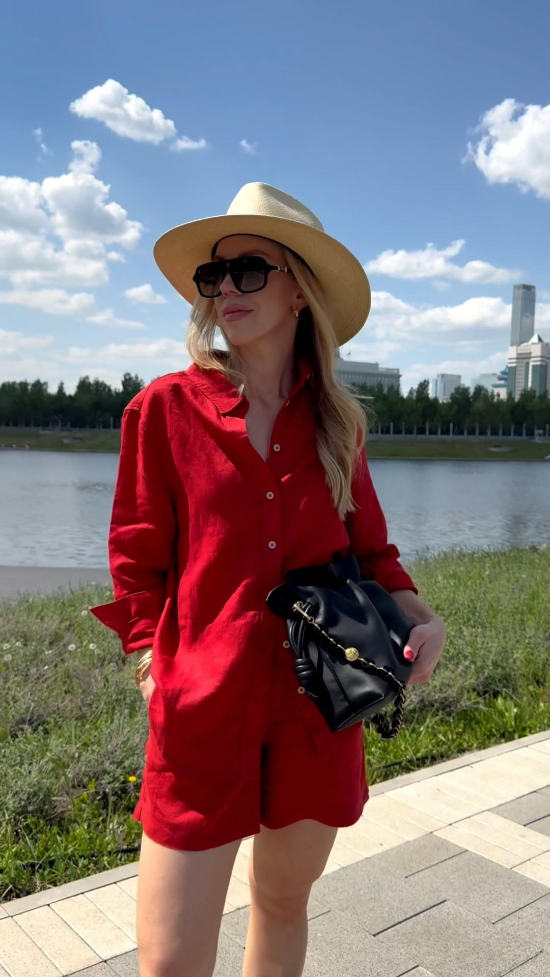 This linen set from @Quince is a must have for summer! So chic and comfortable; comes in lots of color options (but this red will sell out!)

#LTKTravel #LTKSeasonal #LTKSaleAlert