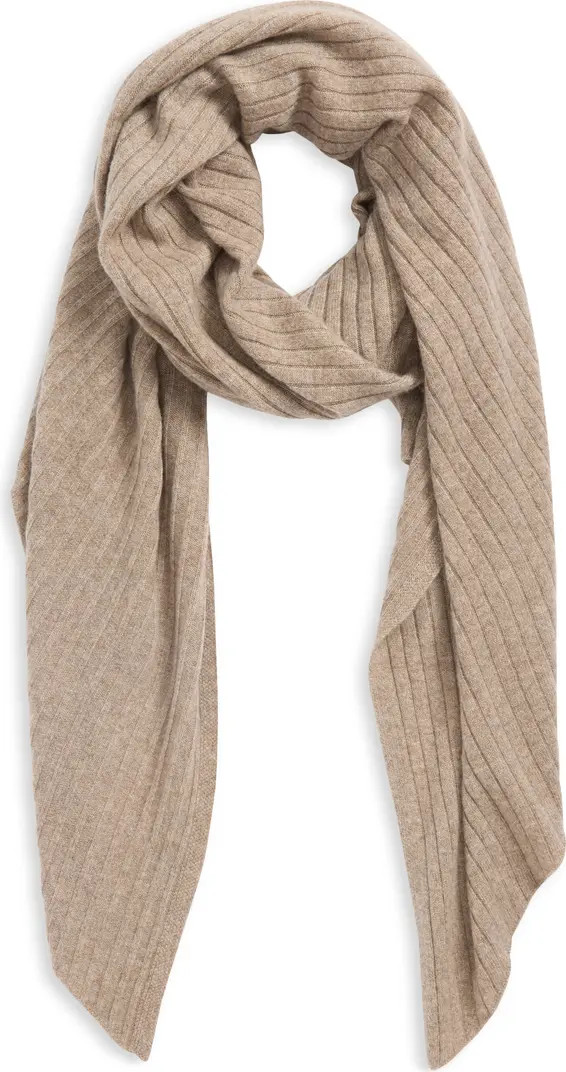 Rib Cashmere Travel Wrap | Nordstrom