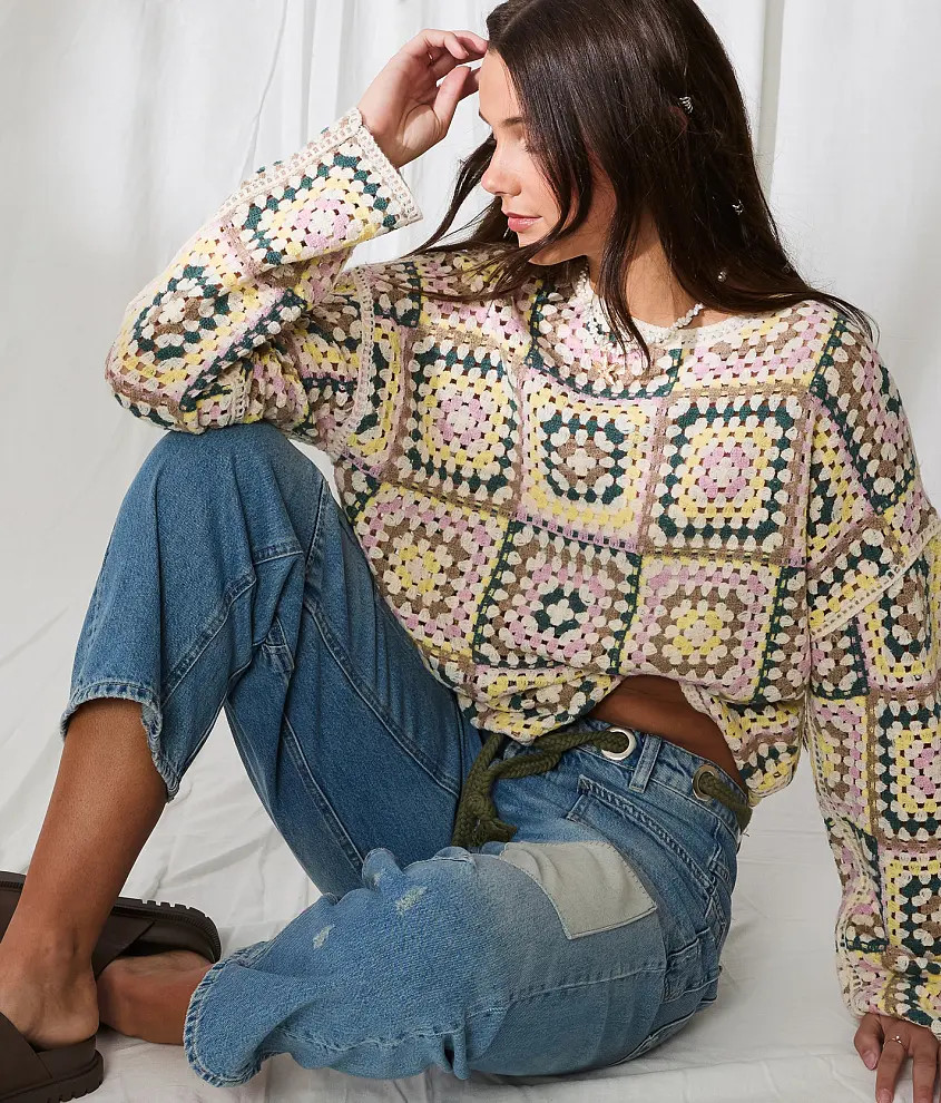 Crochet Sweater | Buckle