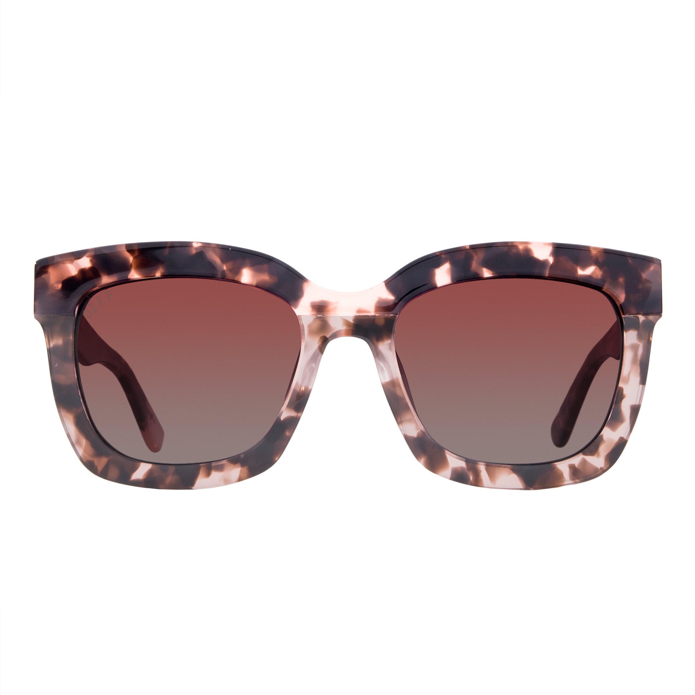 CARSON - HIMALAYAN TORTOISE + ROSE GRADIENT + POLARIZED | DIFF Eyewear