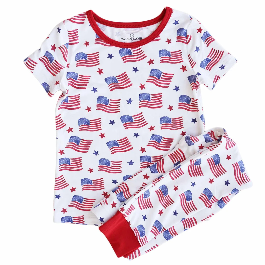 American Dreams Two Piece Pajama Set | Caden Lane