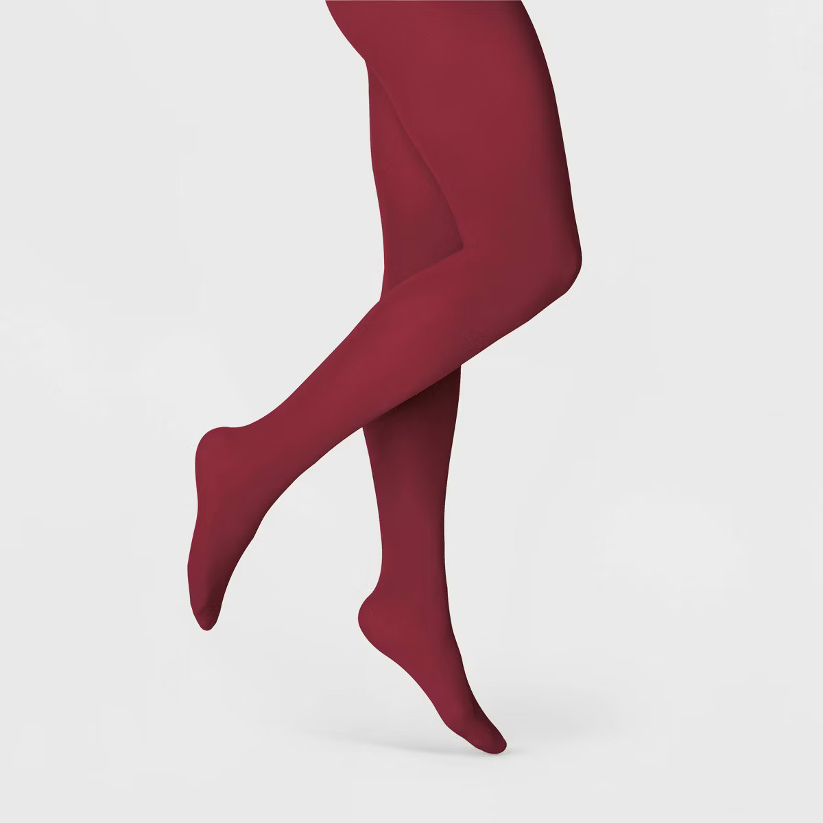 Women's 50D Opaque Tights - A New Day™ Holiday Red S/M | Target