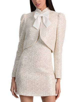 Alice and Olivia Ilaria Embellished Cropped Jacket  | Bloomingdale's Women | Bloomingdale's (US)