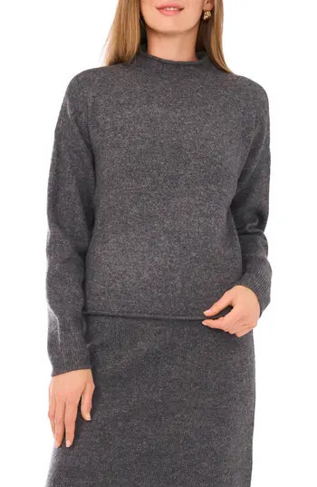1.STATE Mock Neck Sweater in Medium Heather Grey at Nordstrom Rack | Nordstrom Rack
