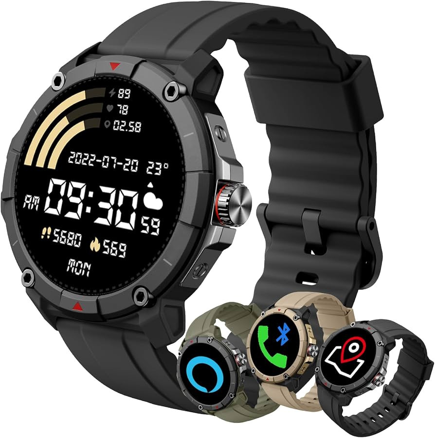 Running Watch, GPS Smart Watch That Record Your Pace, Heart Rate and More Exercise Data,100+ Spor... | Amazon (US)
