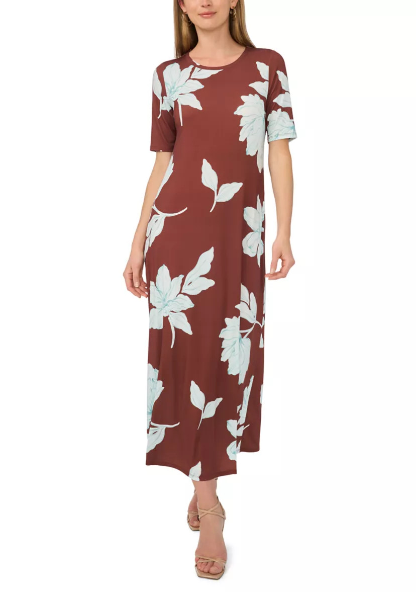 Women's Short Sleeve Floral Dress | Belk
