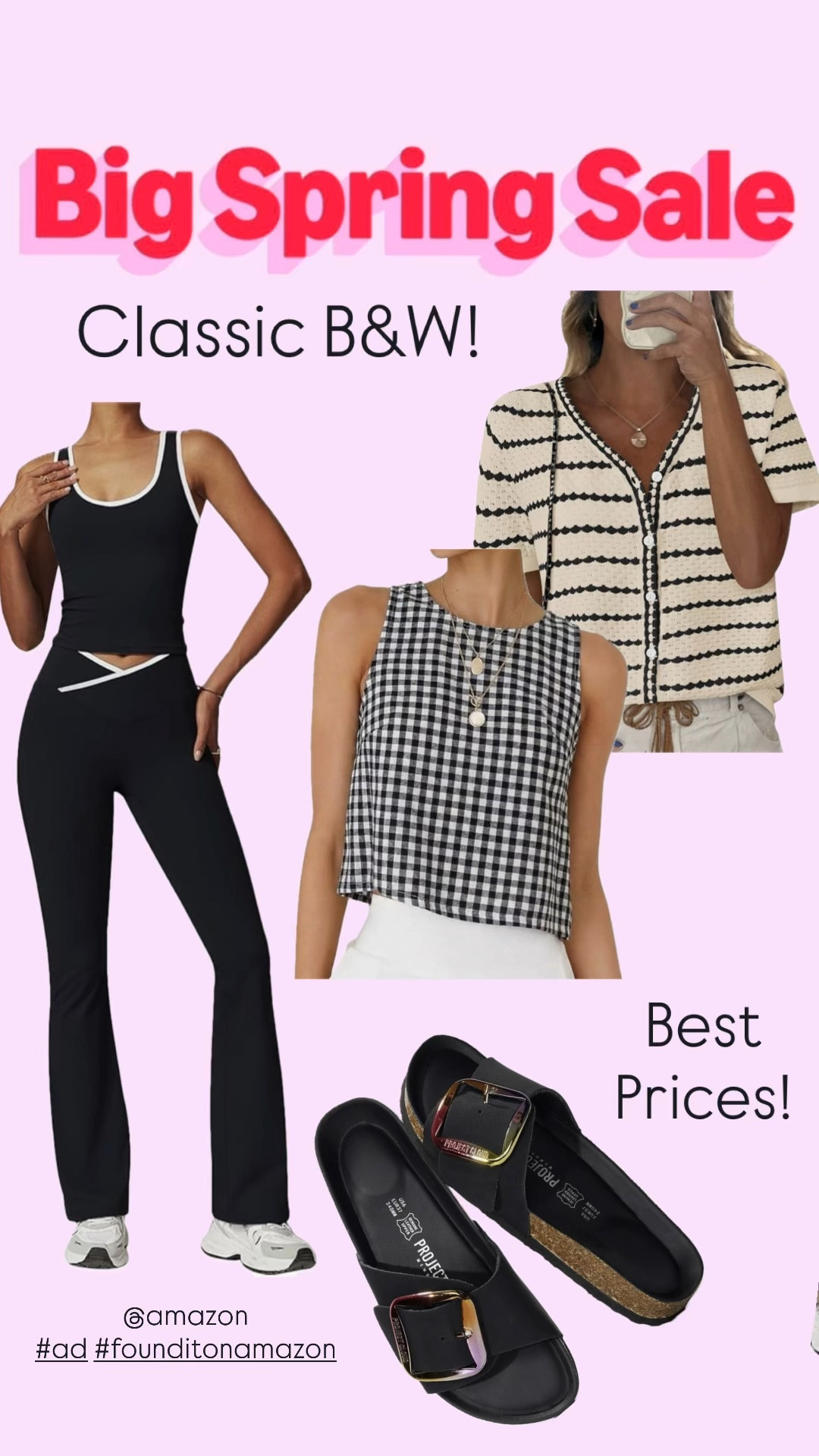Classic black & white combos on fresh spring styles ALL on sale @amazon for their Big Spring Sale event! #ad #founditonamazon

#LTKdayinmylife #LTKgrwm #LTKootd
