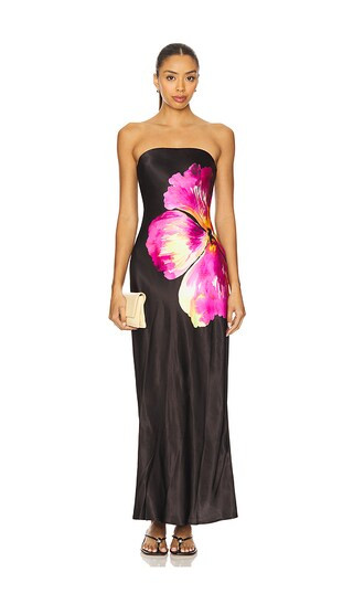 Spring in Love Dress in After Midnight Hibiscus | Revolve Clothing (Global)