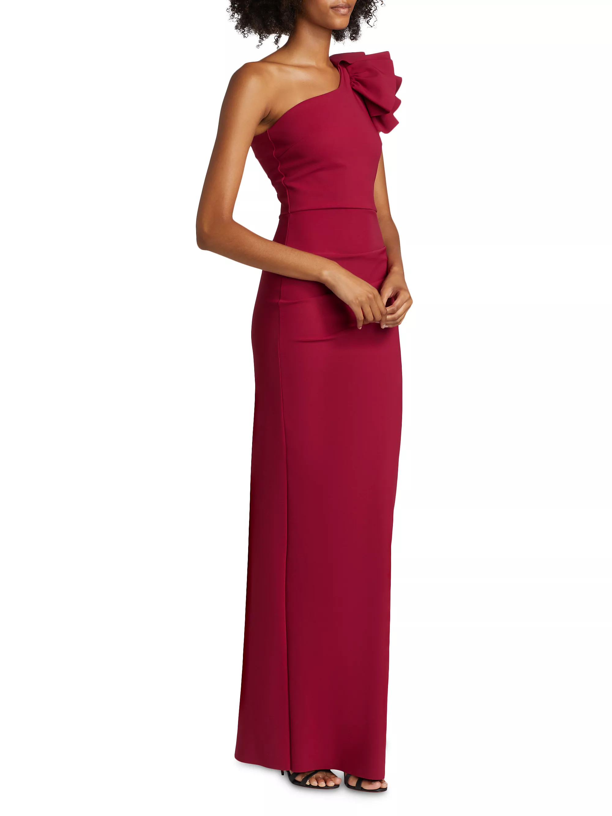 BEST SELLERChiara Boni La Petite RobeUmar Ruffled One-Shoulder Gown | Saks Fifth Avenue
