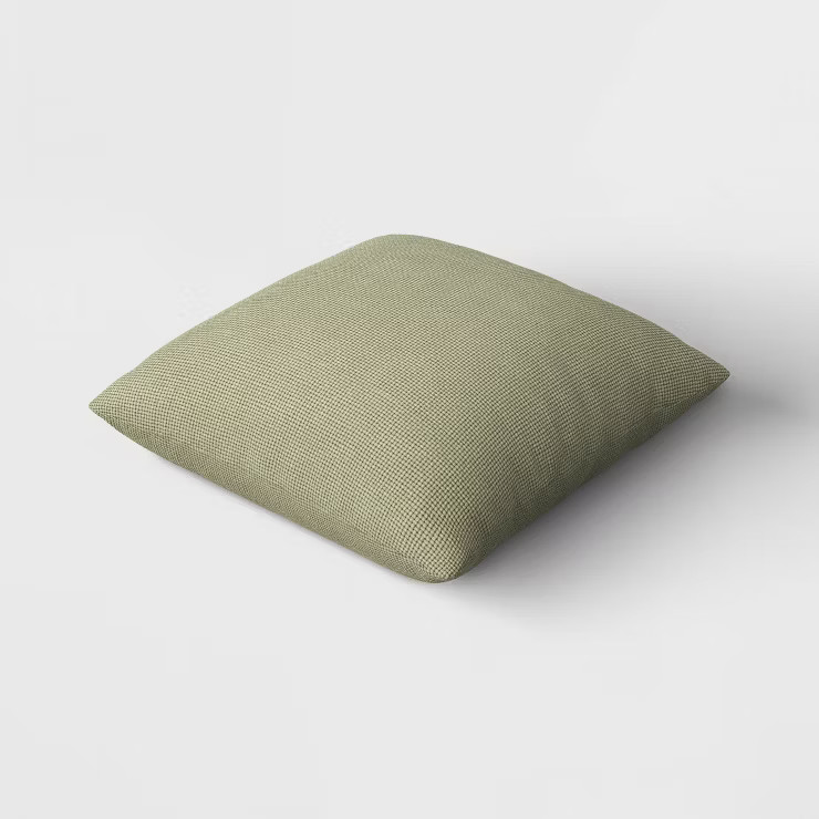 Oversized Basketweave Heathered Square Throw Pillow - Threshold™ | Target