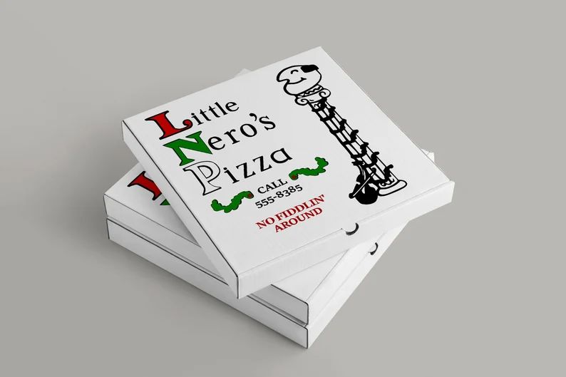 Little Nero's Full Size Pizza Box Costume Prop Christmas Gift From Home Alone - Etsy | Etsy (US)