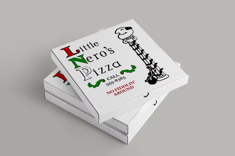 Little Nero's Full Size Pizza Box Costume Prop Christmas Gift From Home Alone - Etsy | Etsy (US)