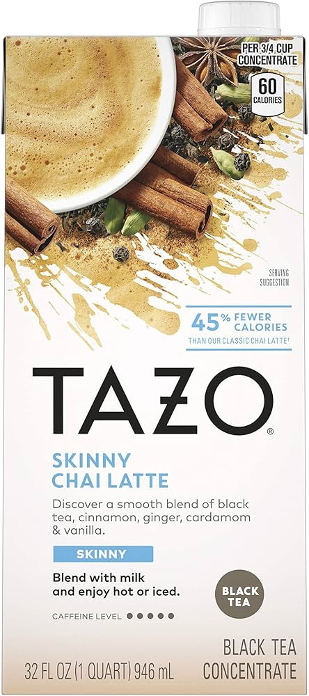 Tazo Skinny Chai latte Concentrate, 32 oz | Amazon (US)