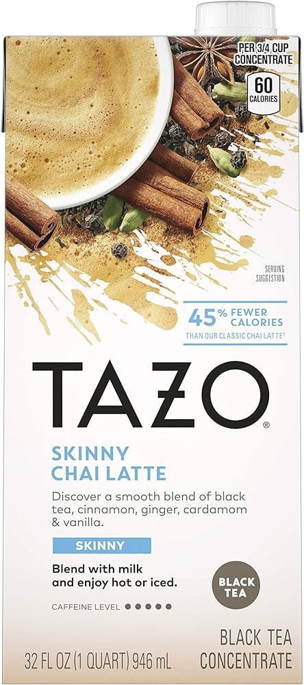 Tazo Skinny Chai latte Concentrate, 32 oz | Amazon (US)