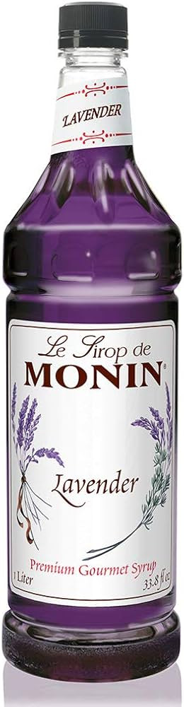 Monin - Lavender Syrup, Aromatic and Floral, Natural Flavors, Great for Cocktails, Lemonades, and... | Amazon (US)