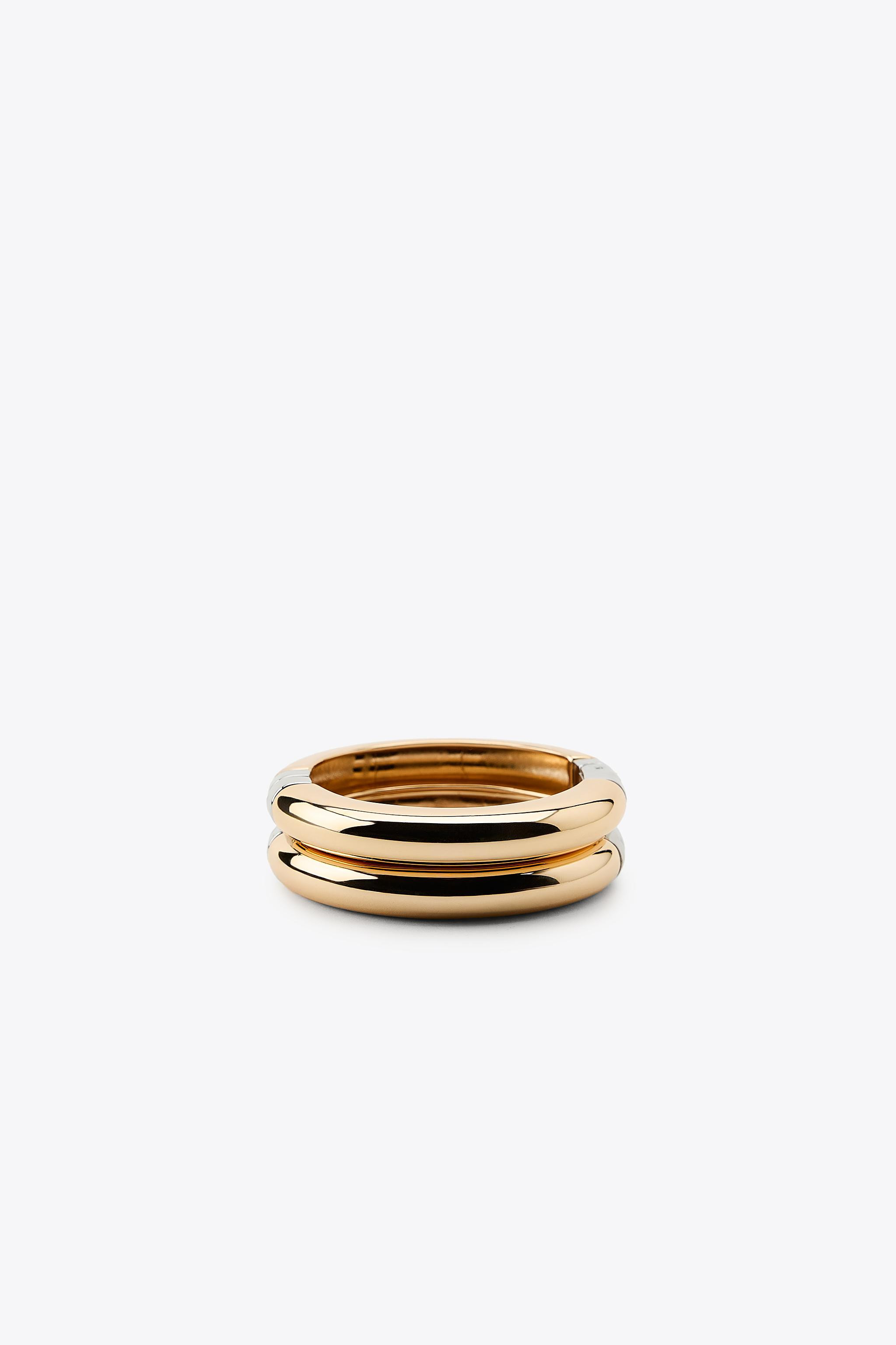 2-PACK OF COMBINED CUFF BRACELETS | Zara US