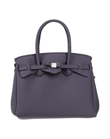 Save My Bag Woman Handbag Dark purple Size - PEEK (Polyether - Ether - Ketone), Polyamide, Elastane | YOOX (US)