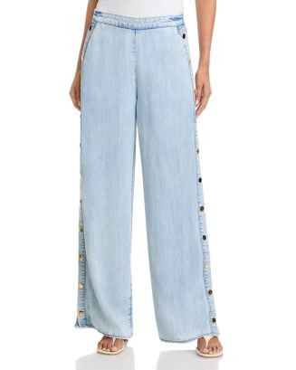 Josalyn Denim Snap Pants | Bloomingdale's (US)