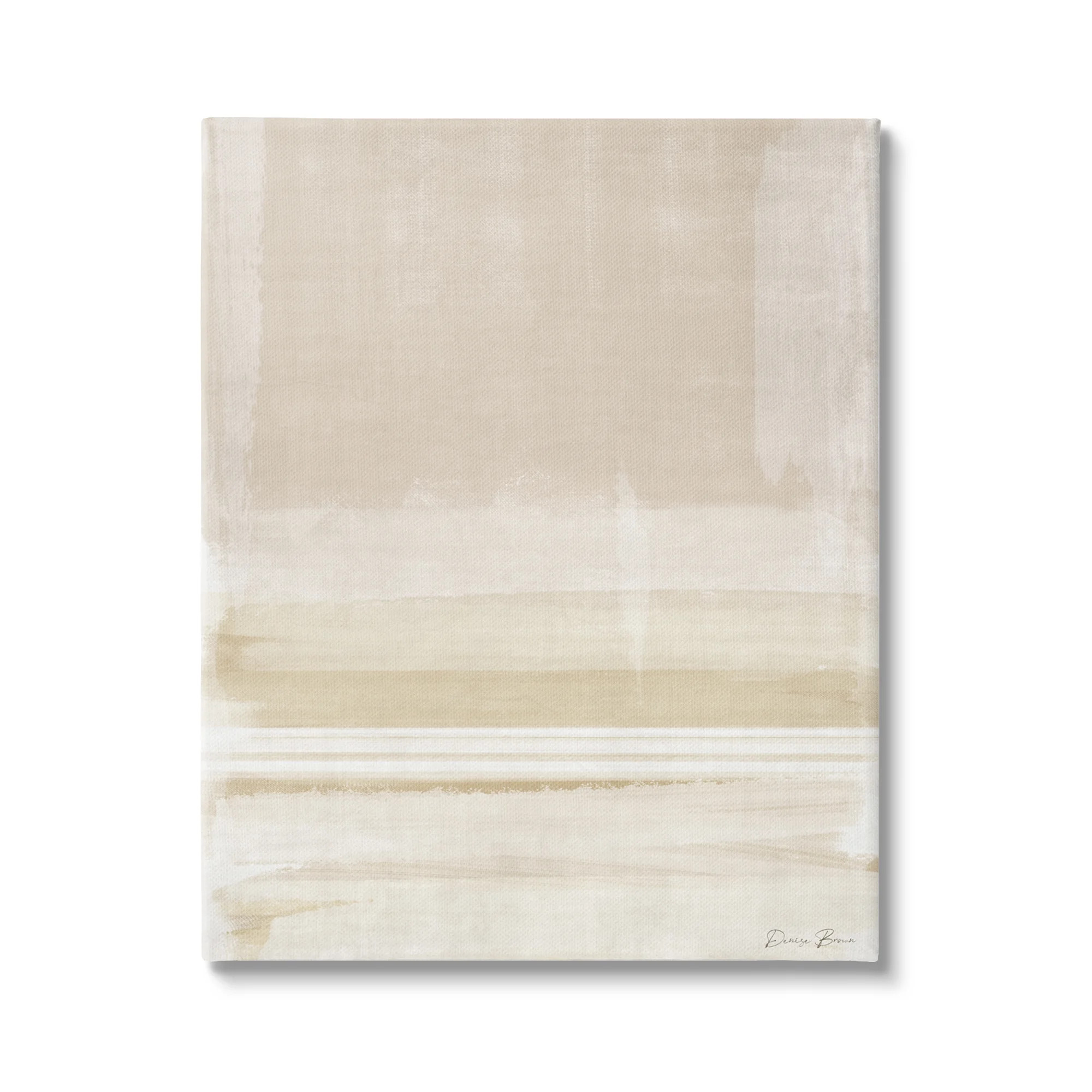 Stupell Industries Abstract Simple Neutral Tones Watercolor Collage Gallery-Wrapped Canvas Print ... | Walmart (US)