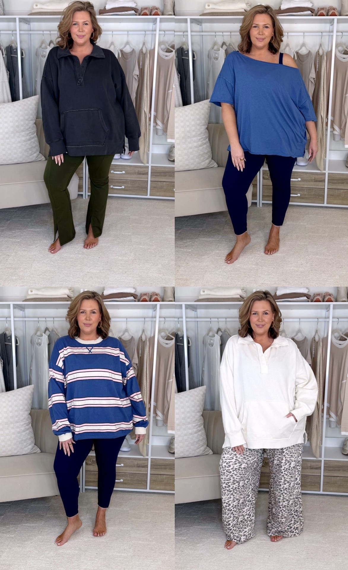 Wearing an XXL in everything here! 

Plus size fashion, everyday outfit ideas, trendy fashion, comfy casual, midsize fashion, honest try on haul, activewear, loungewear, best tops for winter

#LTKOver40 #LTKMidsize #LTKPlusSize