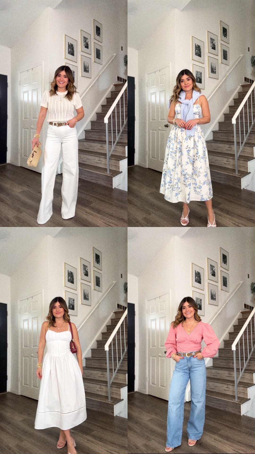 Four outfits from Target that will elevate your spring style in a heart beat! 
Knit top size xs
Jeans size 0
Dresses size small
Pink top size small
Jeans size 25

#LTKootd #LTKmomlife #LTKSeasonal