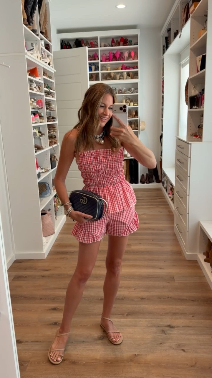 Red, white & blue 🇺🇸 in a small set, sandals and accessories - fits tts.

#LTKootd #LTKgrwm #LTKSeasonal