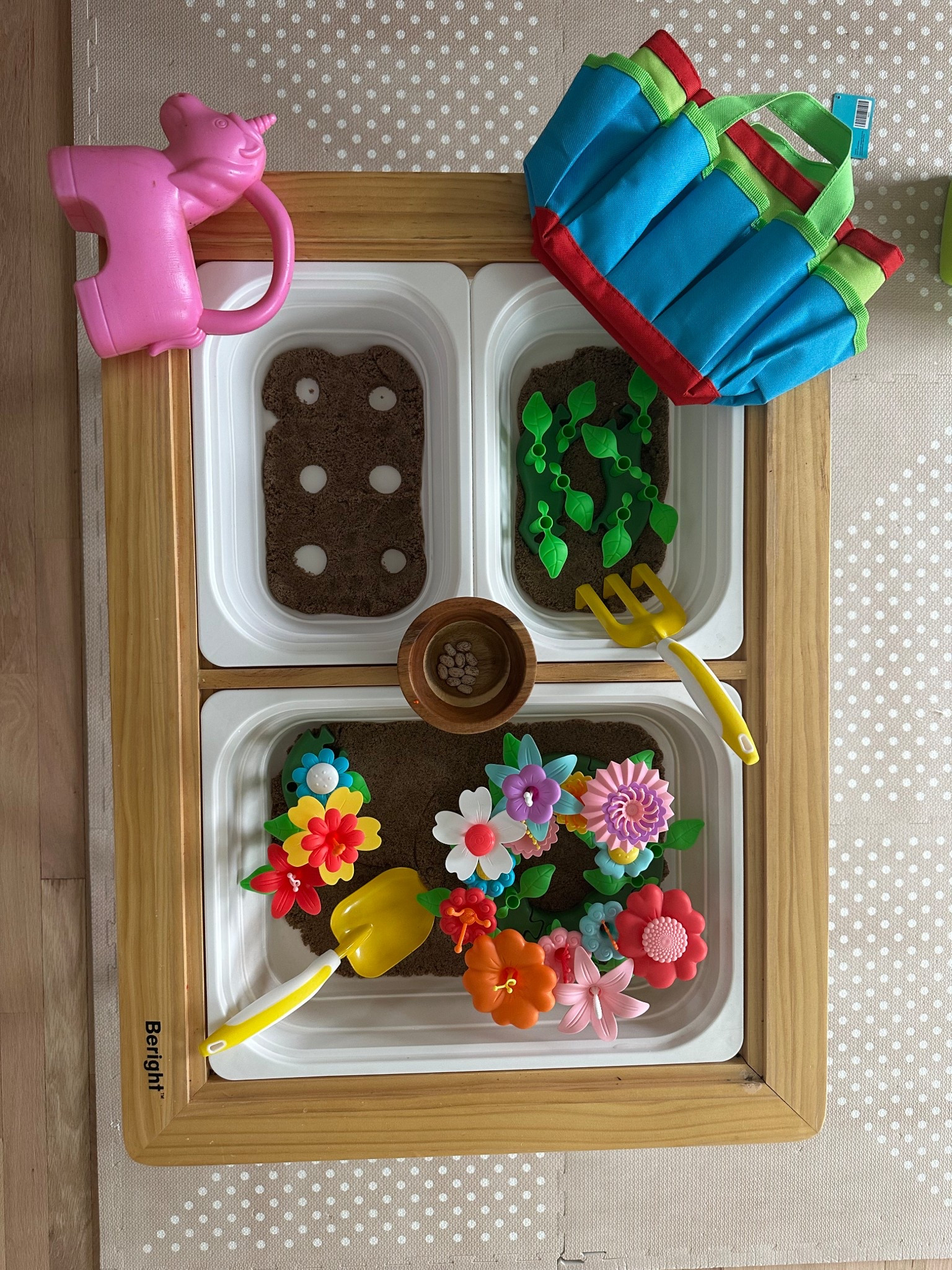 Spring toddler sensory table idea! Our toddler has been loving flowers and we’re going to start gardening so I thought a fun sensory table would be great for her to understand the process and play! 

#LTKBaby #LTKKids #LTKFamily
