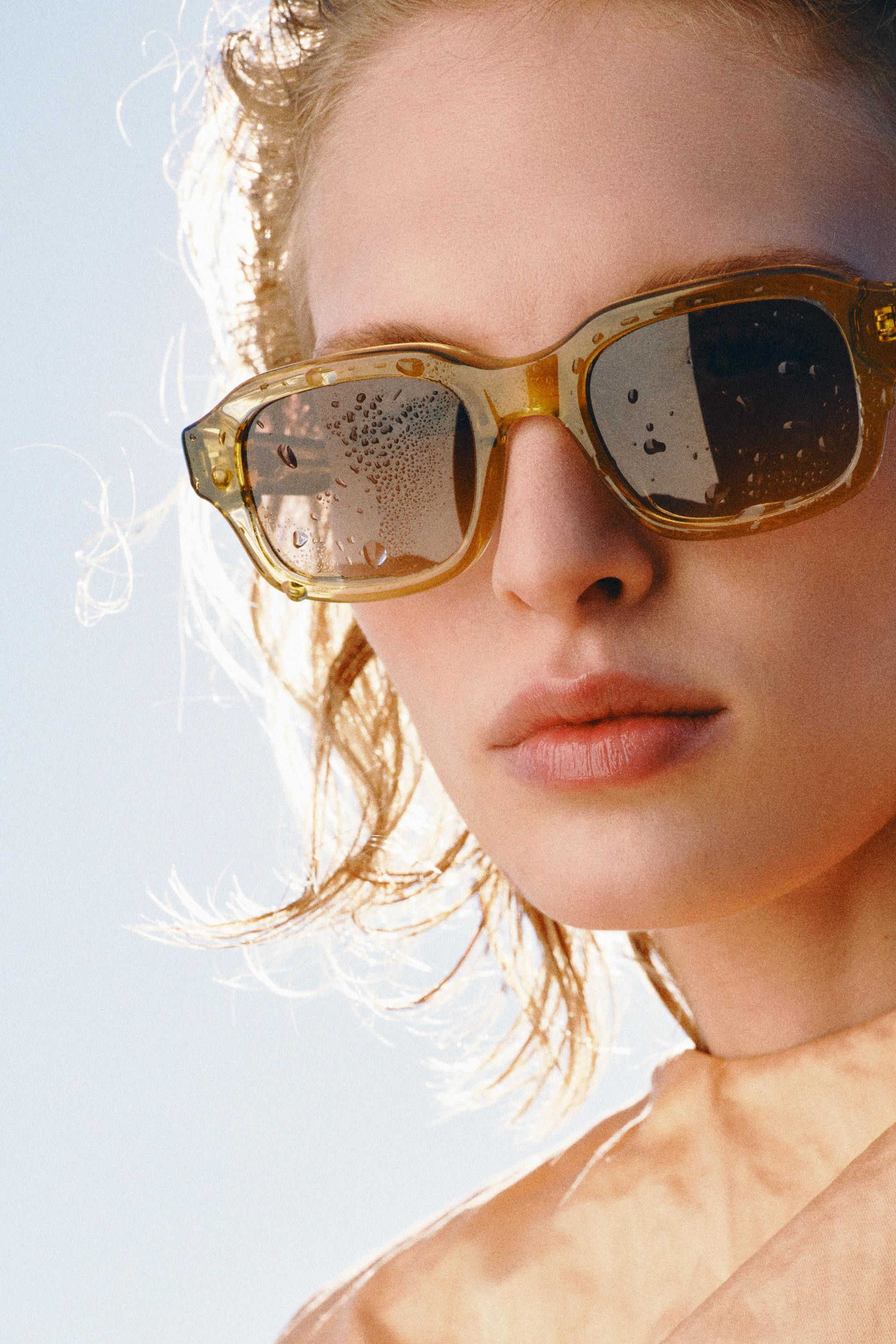 Zara - Rectangular Sunglasses - Brown - M - Woman | Zara Canada