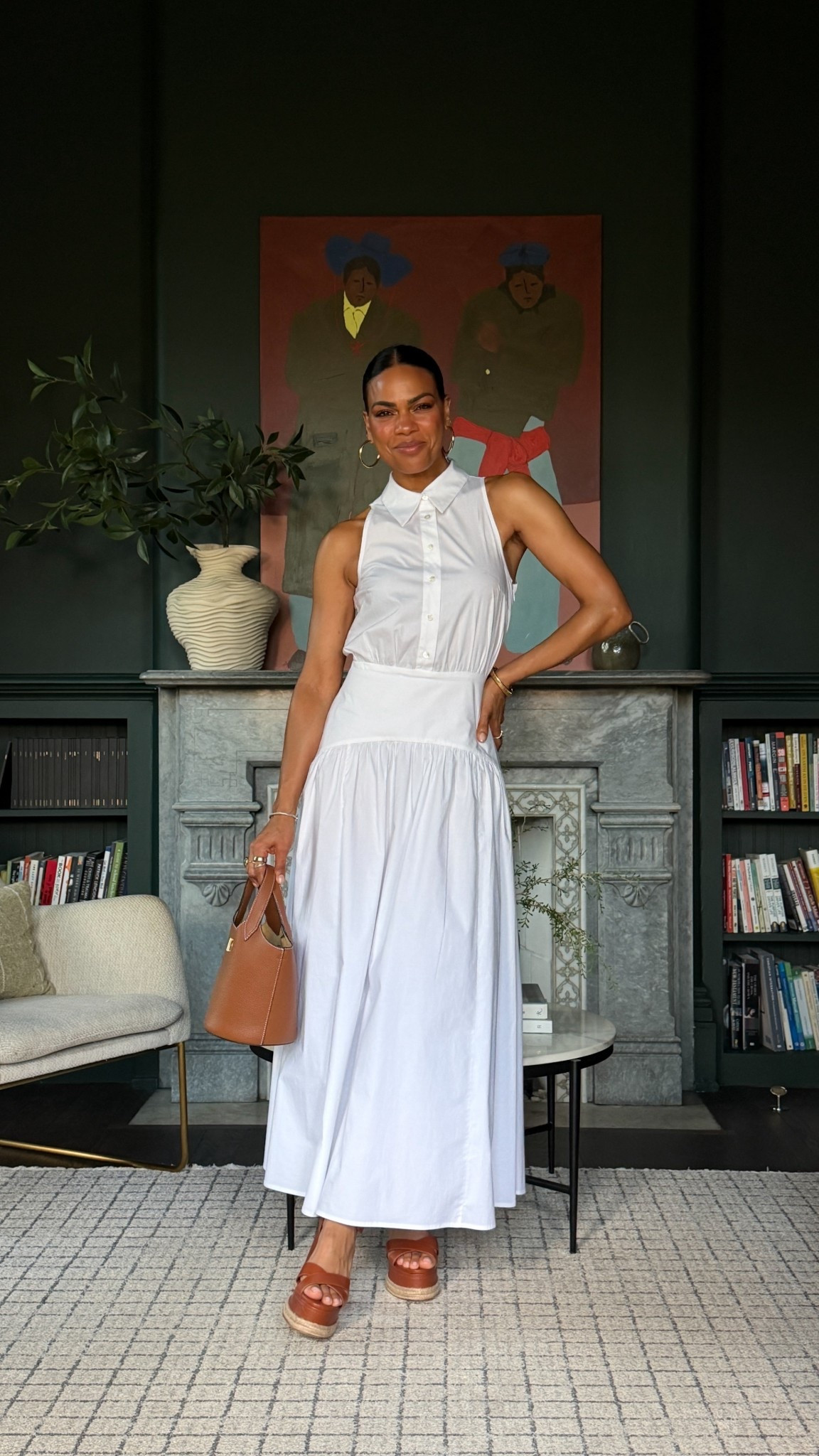 Love this cotton dress moment. She’s a little pricey so I linked similar! Runs tts but if you have hips size up! 

#LTKOver40 #LTKSeasonal #LTKootd